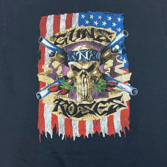 Guns N' Roses 2017 Tour T-Shirt Not In This Lifetime Medium Black Rock Band Used - Picture 3 of 5